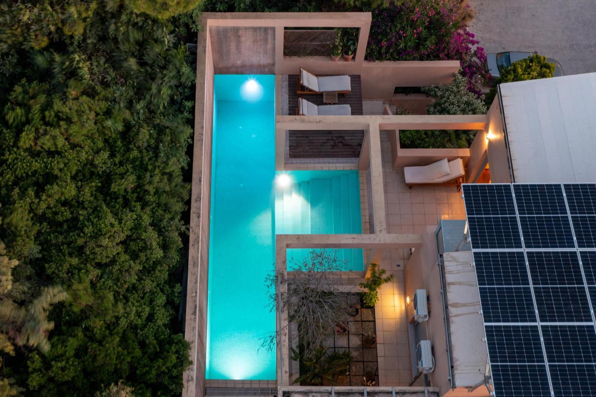 Unlimited Blue Villa Hriszí Aktí Haniá Kültér fotó