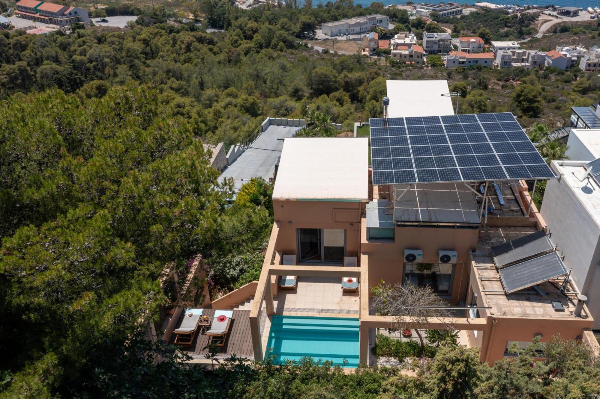 Unlimited Blue Villa Hriszí Aktí Haniá Kültér fotó