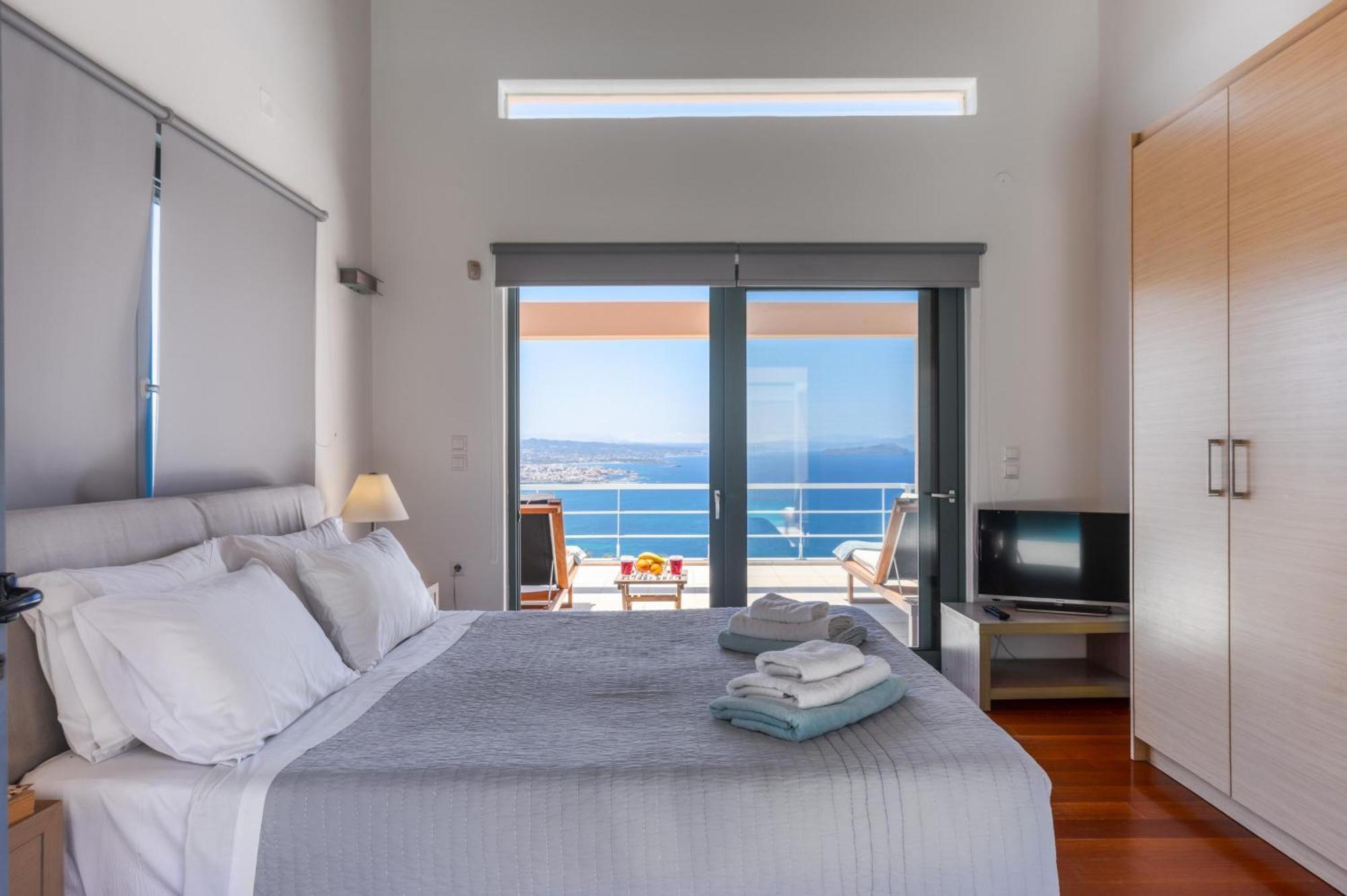 Unlimited Blue Villa Hriszí Aktí Haniá Kültér fotó